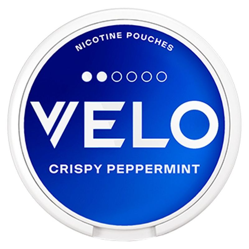 VELO Mini Crispy Peppermint, Nikotin 6mg/g, 18 Beutelchen