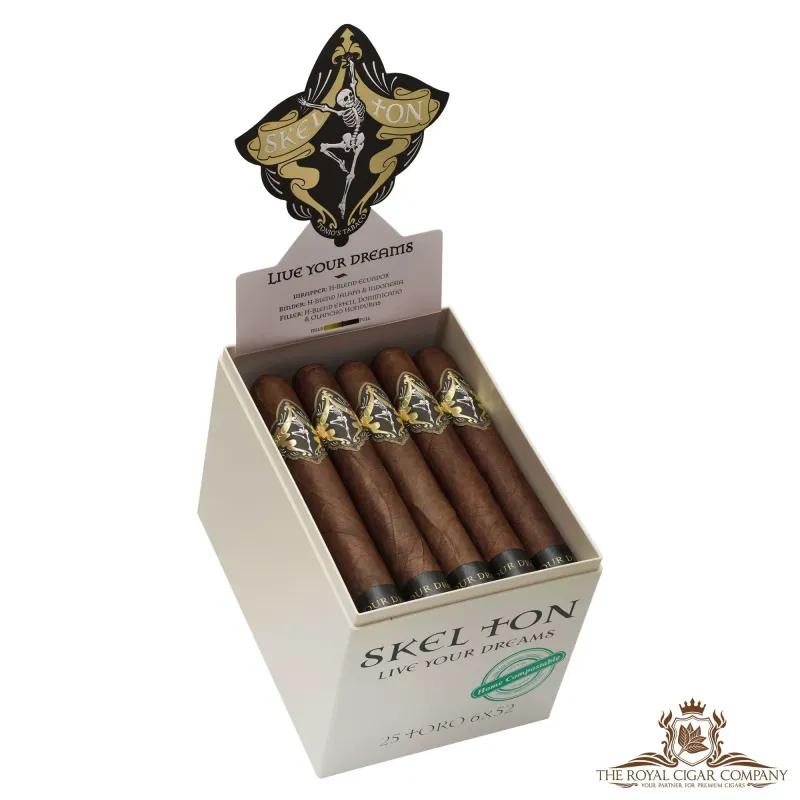 Skel Ton Live your Dreams, Robusto Kiste 25 Stück, RC03SK002