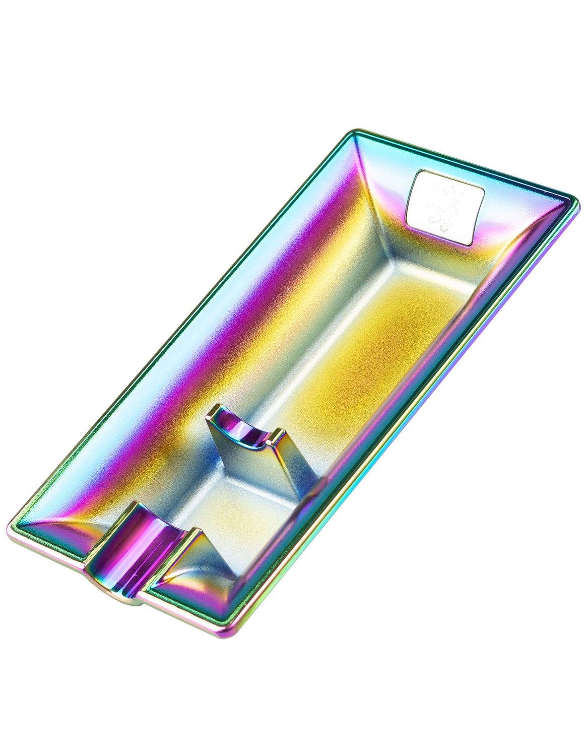Zigarrenascher Metall chrom, 1 Ablage, W81209