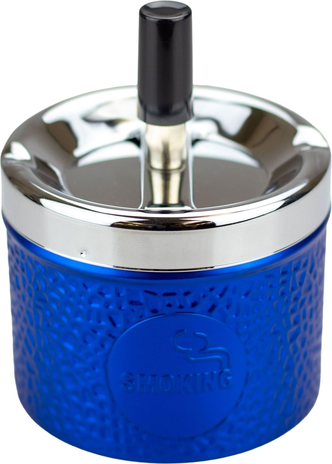 Schleuder-Aschenbecher "Dose" blau, W-81523