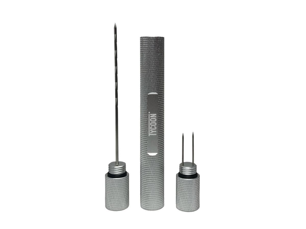 Tycoon Poker Tool Rund silber, CS-0100920