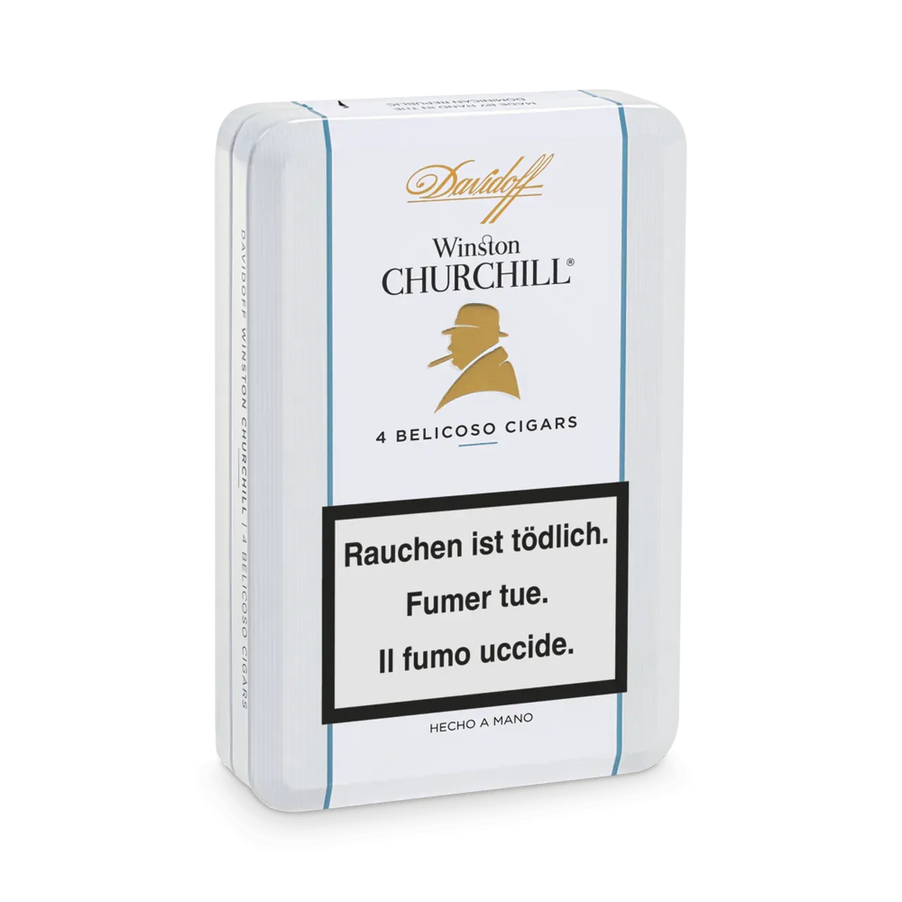 Davidoff Winston Churchill Belicoso, 4er Blechdose (Oed-20015614)
