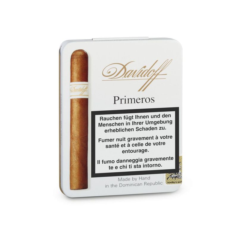 Davidoff Primeros Dominican, Petit Panetela, 6er Blechdose (Oed-20001843)