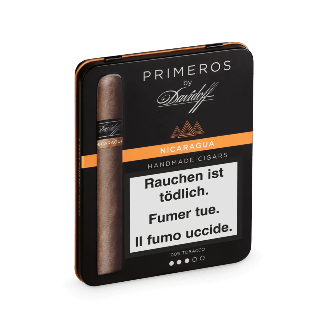Davidoff Primeros Nicaragua, Petit Panetela, 6er Blechdose (OeD-20015606)