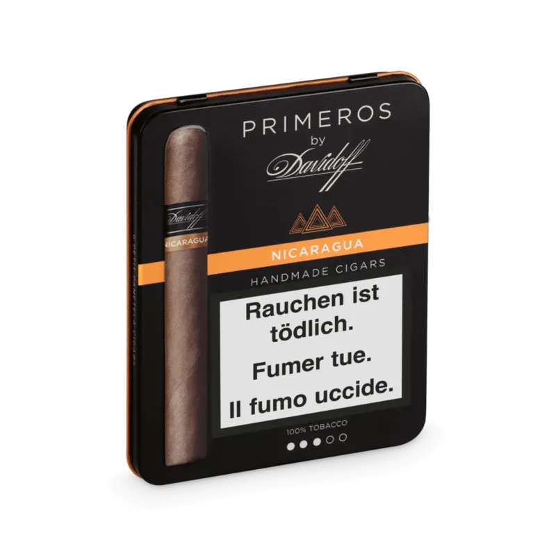 Davidoff Primeros Nicaragua, Petit Panetela, 6er Blechdose (OeD-20015606)
