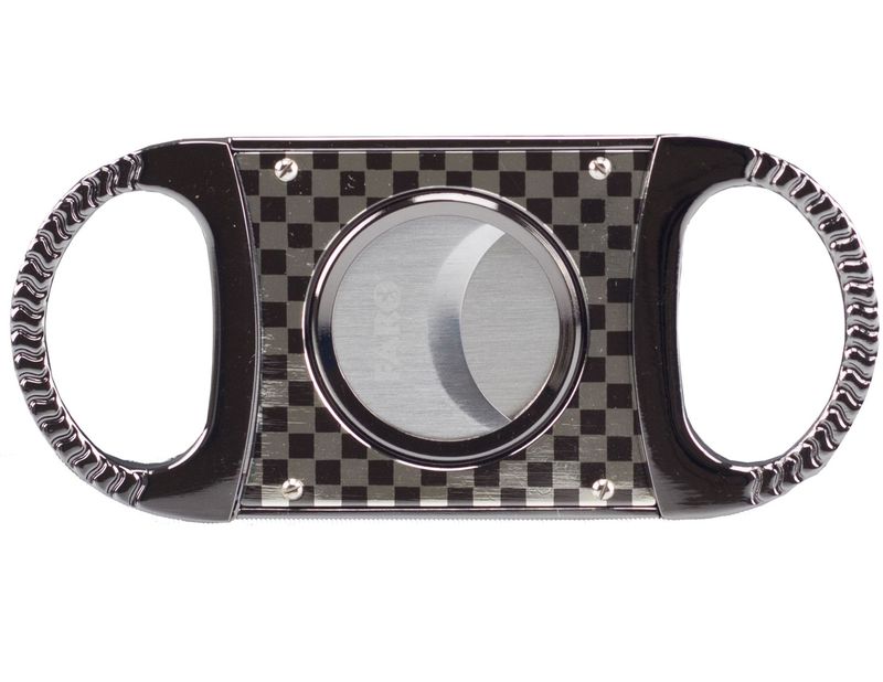 Zigarren Cutter FARO schwarz-kariert, 26mm (W-81023)
