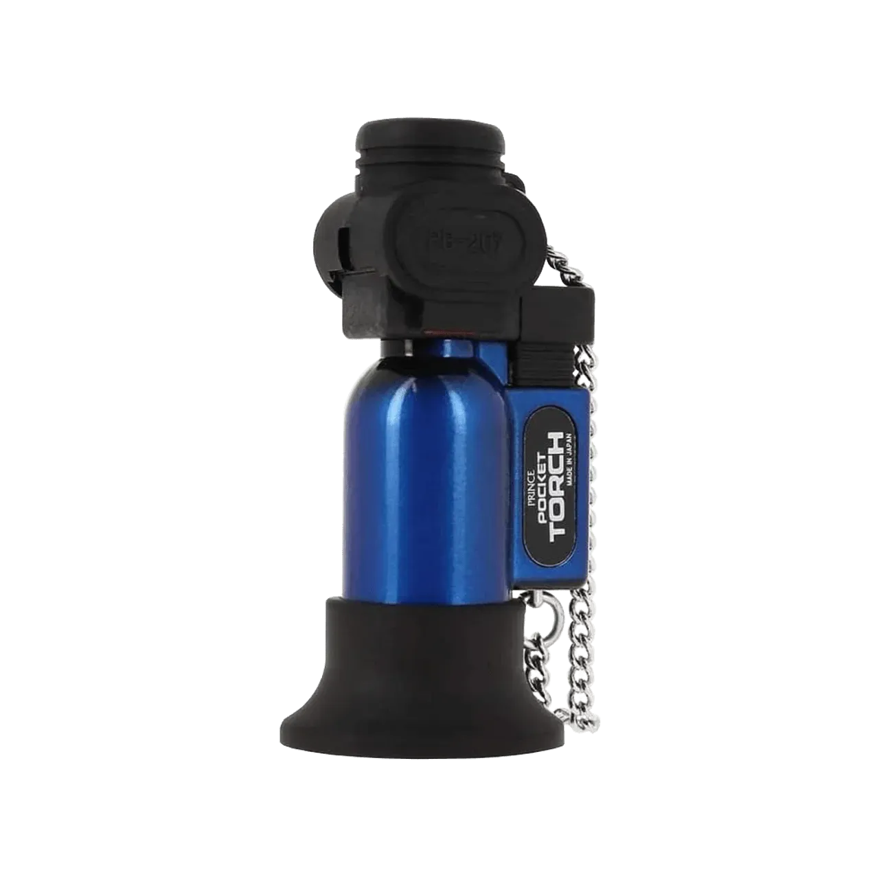 Zigarrenfeuerzeug Prince Pocket Torch Metallicblau