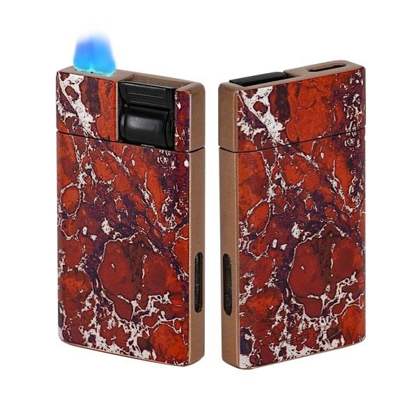 Vector Jet-Feuerzeug mit Flachflamme Rot (W-85201)