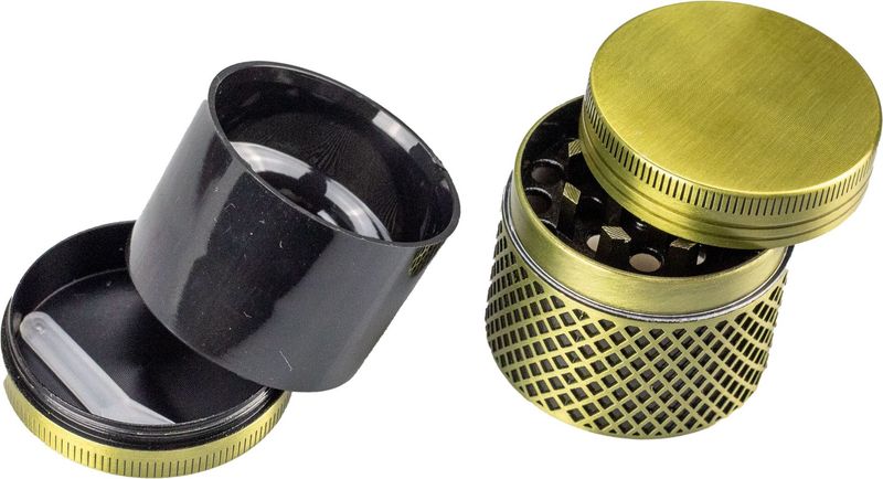Grinder Metall Gold, 4-teilig, 1 Stück