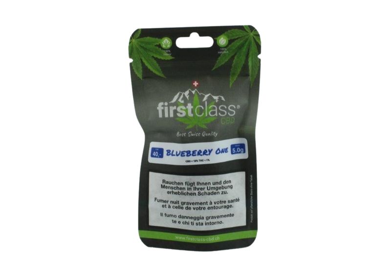 firstclass Blueberry One 5gr.  CBD 18%