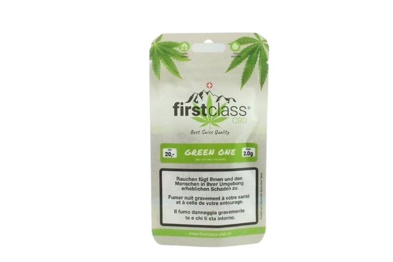 first class Green one  2g  THC <1% / CBD <21%