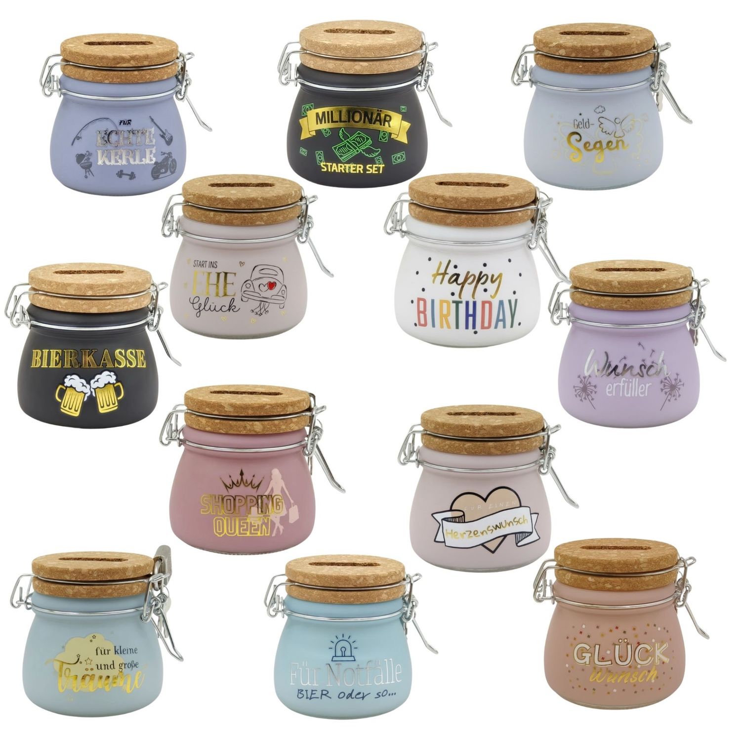 Sparglas mini, assortiert 1 Stk.