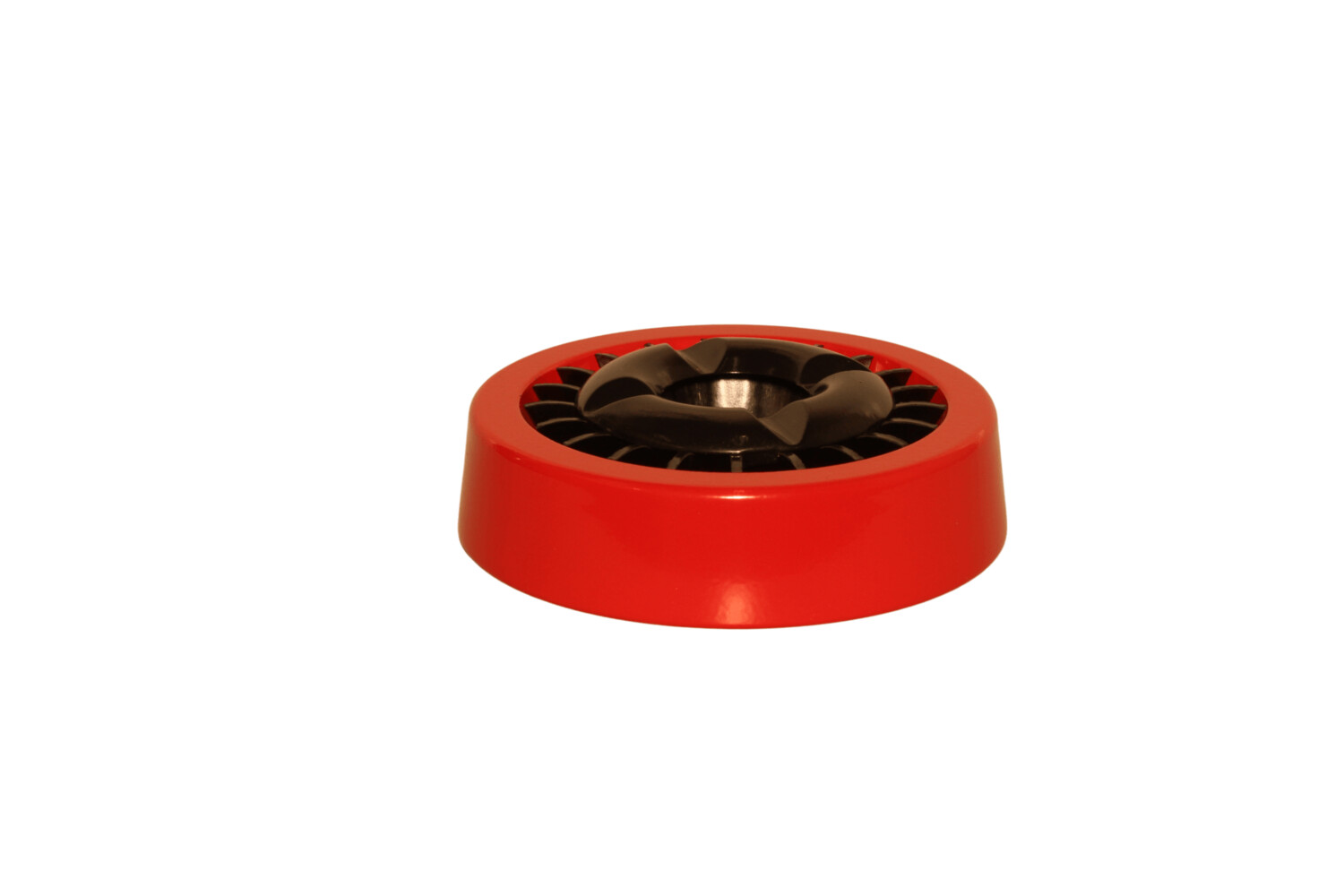 Metallaschenbecher mit Sterneinsatz Rot Metallaschenbecher mit Sterneinsatz Rot