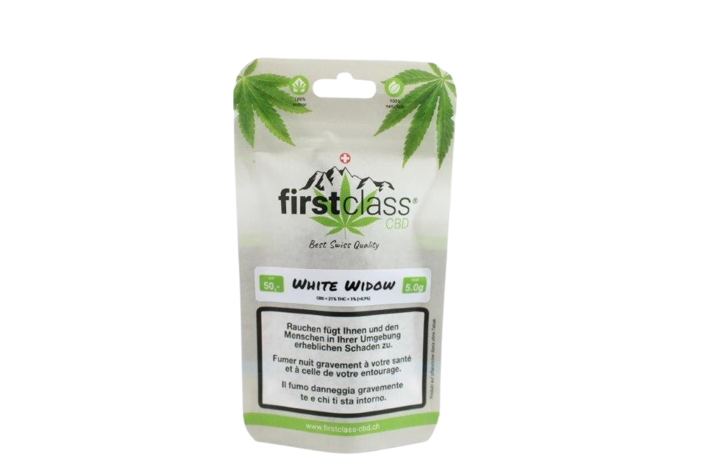 first class White Widow 5g THC<1% / CBD<21% first class White Widow 5g THC<1% / CBD<21%