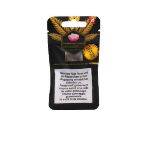 CBDeluxe  BubbleGum 2.5gr.  THC<1%  CBD<18%