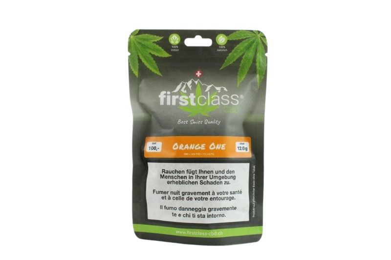 first class  Orange one  12gr.  THC<1%   CBD<16%