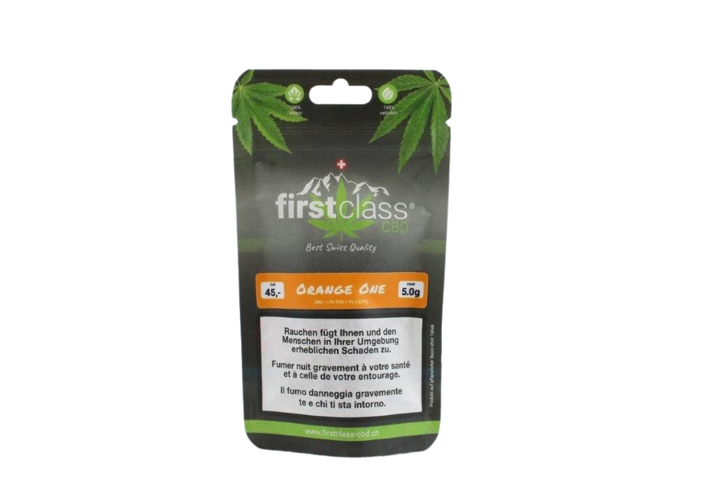 first class  Orange one  5gr.   THC<1%   CBD<16%