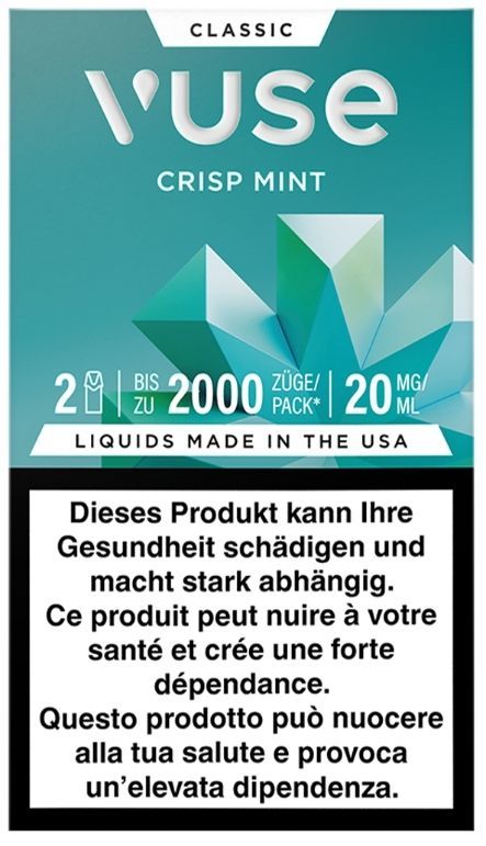 Vuse EPod, Crisp Mint, 2er Kapsel, 20mg