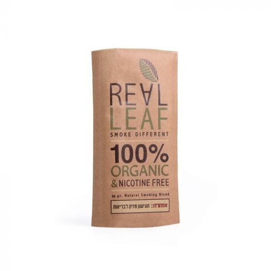 Real Leaf 100% Natural + Nikotinfrei, 30g Beutel