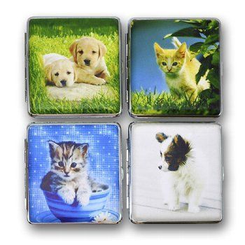 Zigarettenetui Metall ATOMIC Cats and Dogs