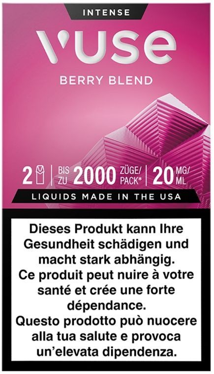 Vuse EPod, Berry Blend, 2er Kapsel, 20mg Vuse EPod, Berry Blend, 2er Kapsel, 20mg