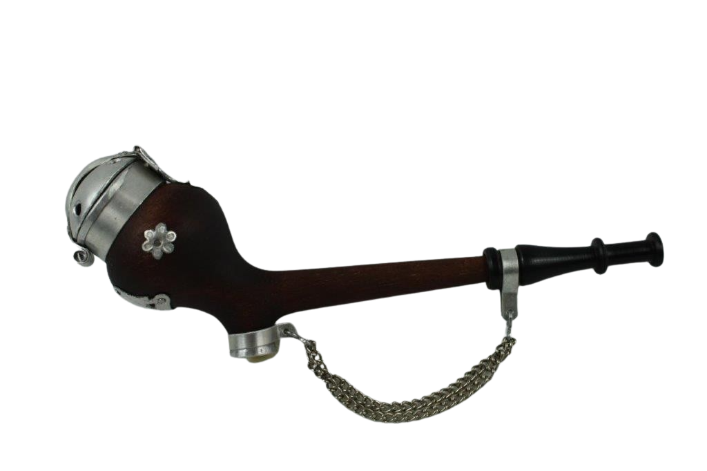 Lindauerli mit Deckel, Beschlag und Kette, dunkel