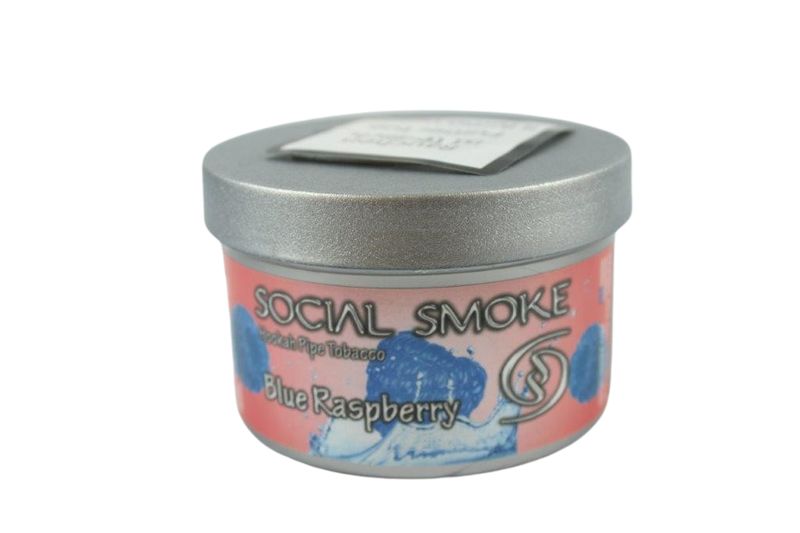 Social Smoke, Blue Raspberry, 100gr.