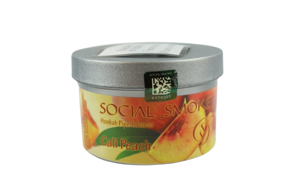 Social Smoke, Cali Peach, 100gr. Social Smoke, Cali Peach, 100gr.