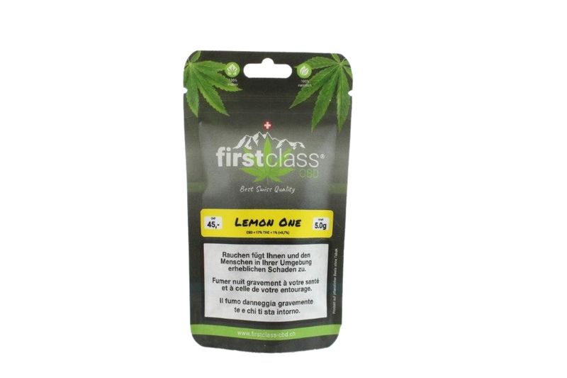 first class Lemon One 5gr. CBD< 17%