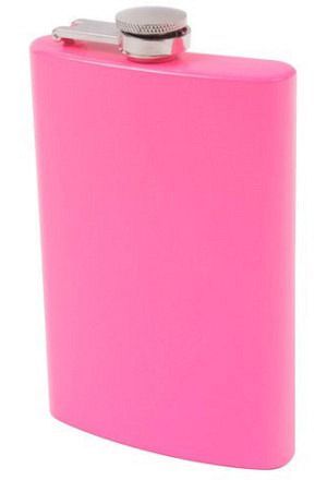 Flachmann Pink shiny, 2.3 dl