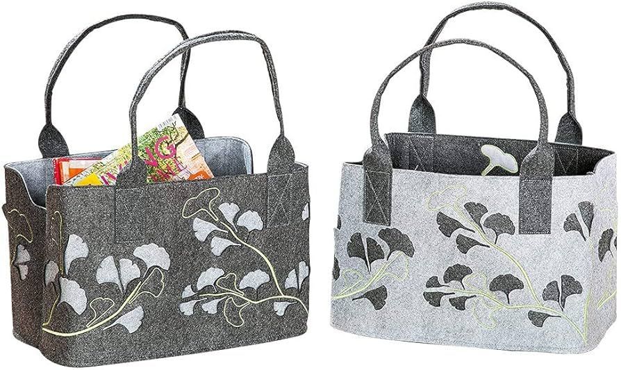 Filztasche dunkelgrau "Lotus Laser"