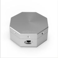 Schnupfdösli Diamant Metall silber