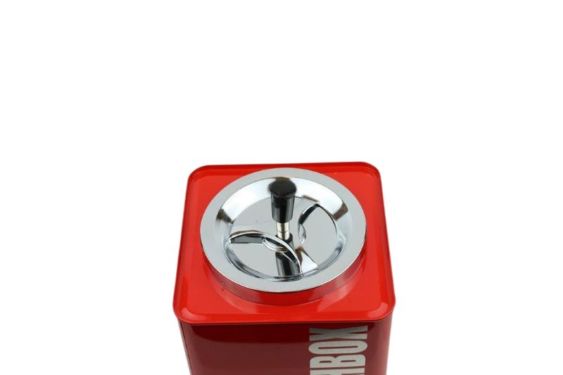 Drehaschenbecher "ASHBOX" rot, W-80675