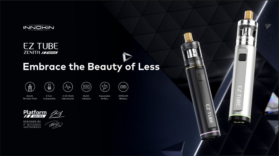 Innokin, EZ Tube, Zenith minimal, Silver Glow Innokin, EZ Tube, Zenith minimal, Silver Glow