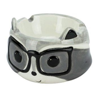 Windascher Keramik Waschbär mit Brille 12cm Durchmesser