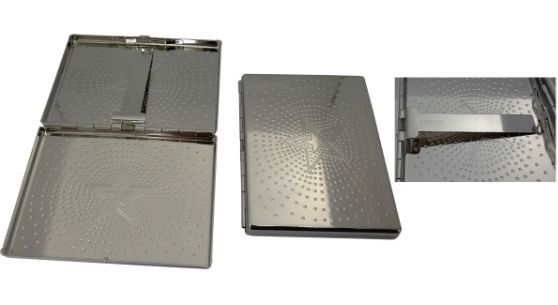 Champ Zigarettenetui - Nickel mit Stern - 100mm Champ Zigarettenetui - Nickel mit Stern - 100mm