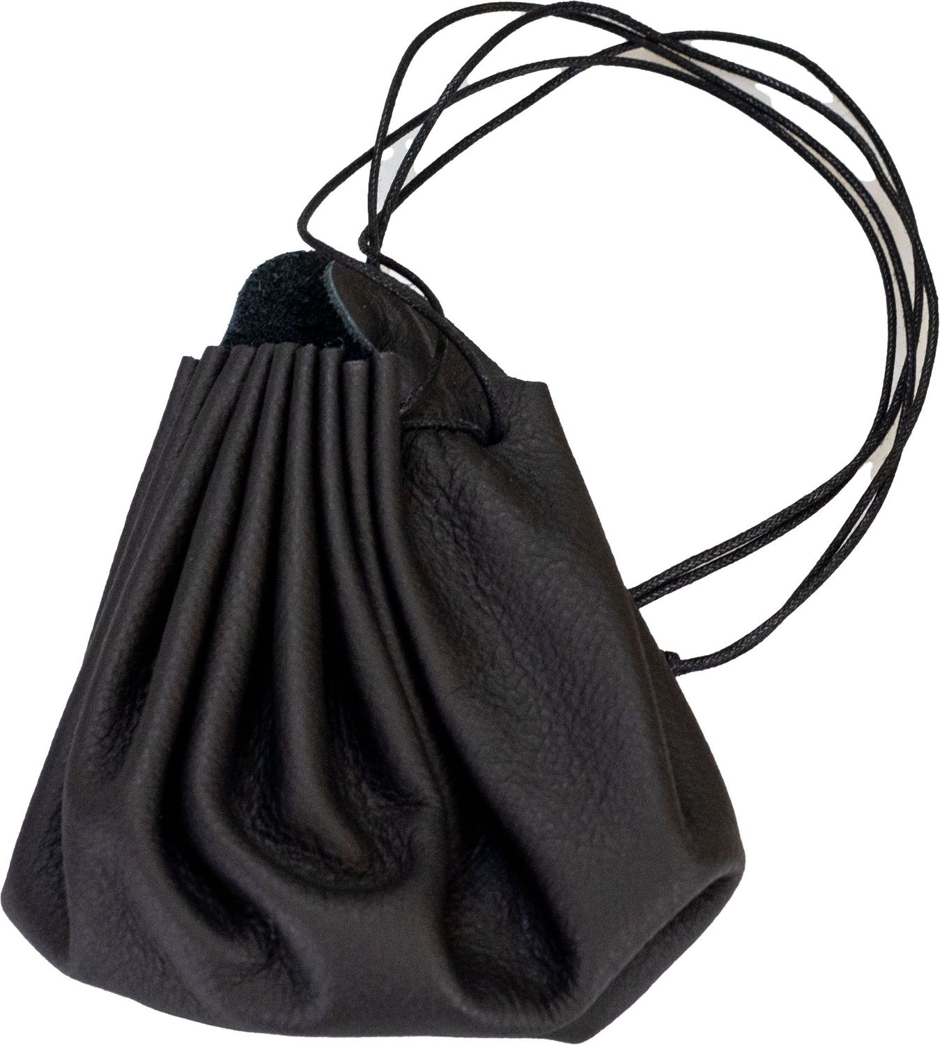Tabak-Lederbeutel Schwarz, echtes Leder,W86991 Tabak-Lederbeutel Schwarz, echtes Leder,W86991