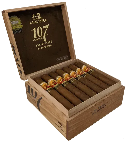 La Aurora 107 Toro, Kiste 20 Stück (OeD-20016062) La Aurora 107 Toro, Kiste 20 Stück (OeD-20016062)