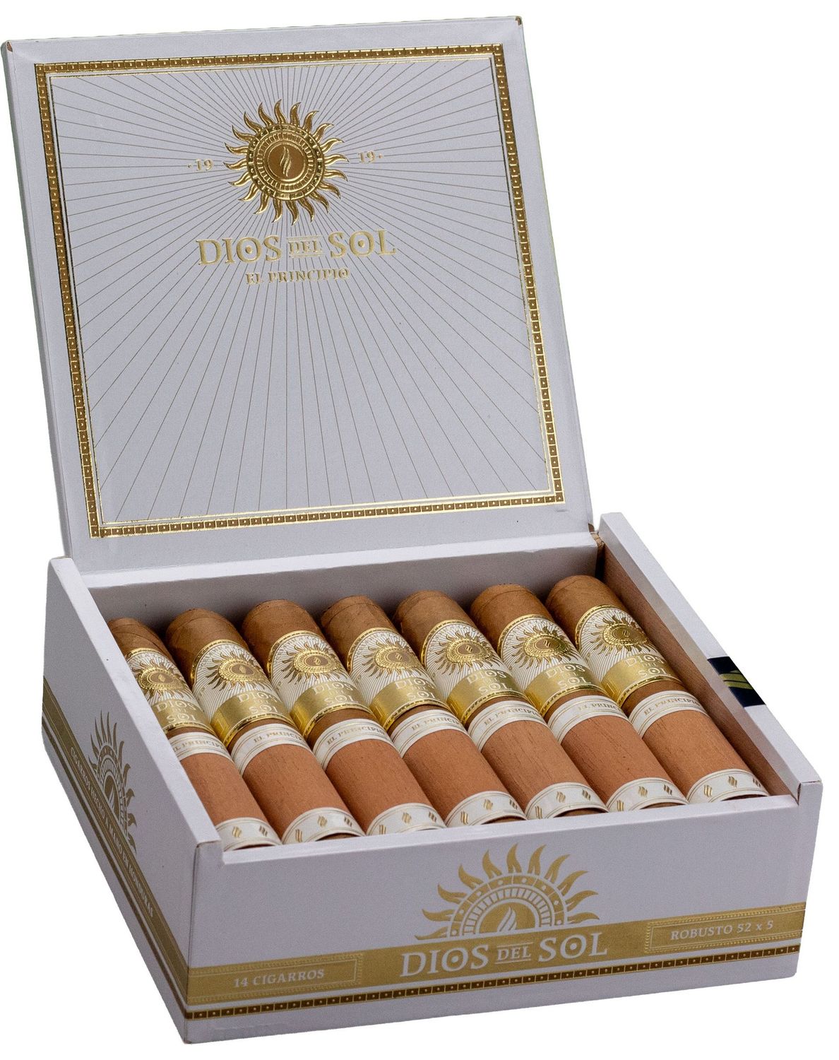 Dios del Sol El Principio, Robusto, Kiste 14 Stück (W-36804) Dios del Sol El Principio, Robusto, Kiste 14 Stück (W-36804)
