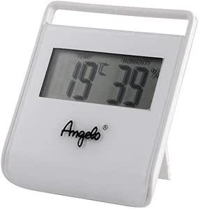 Hygrometer Digital, Angelo, mit Standfuss, weiss