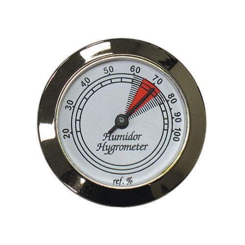 Hygrometer rund, silber