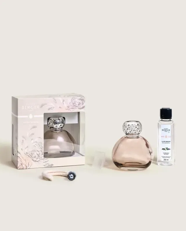 Set Lampe Berger Ophélia Nude, mit Duft Florale Harmonie, 250 ml