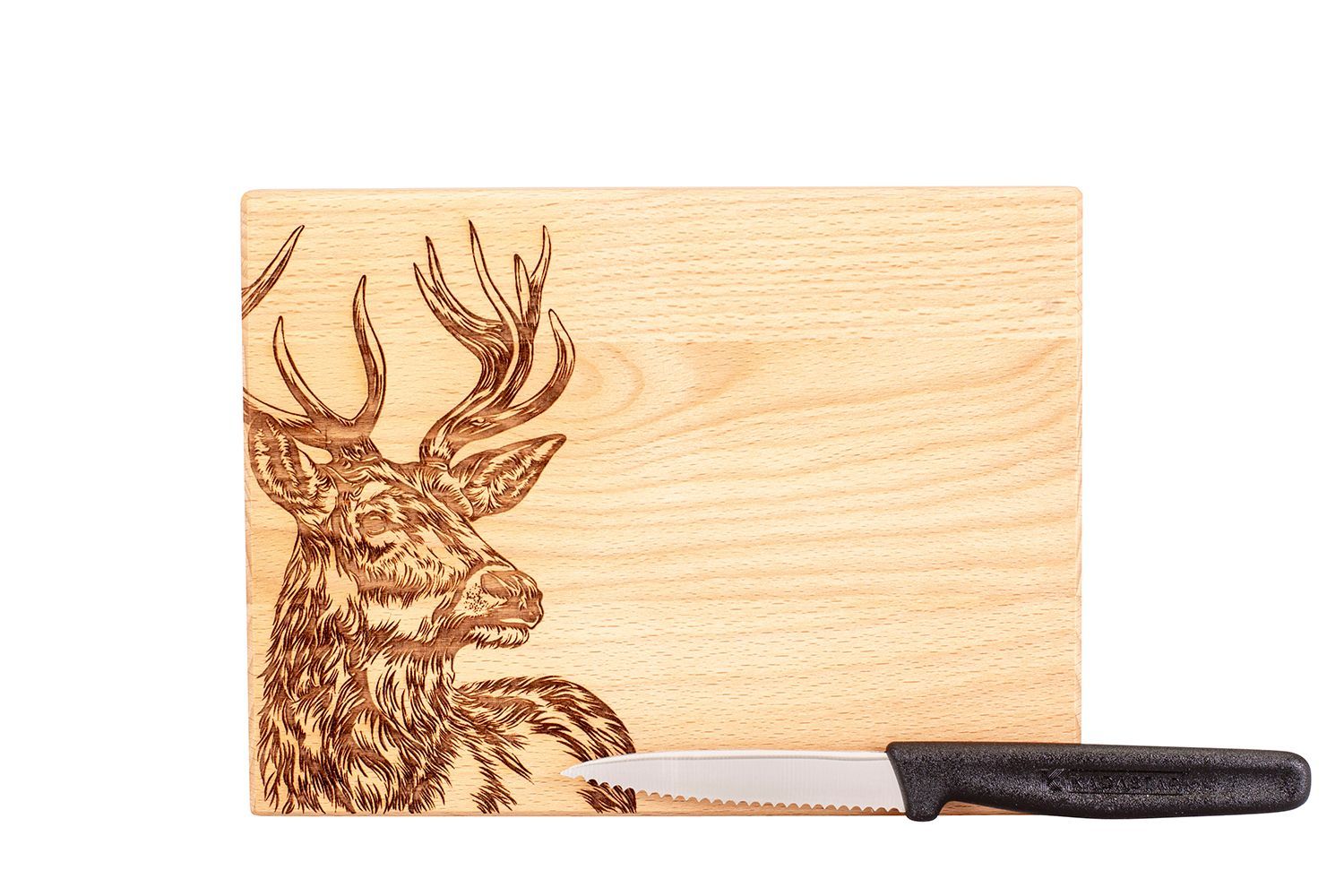 Messerbrett "Hirsch", 20 x 15 x 2 cm