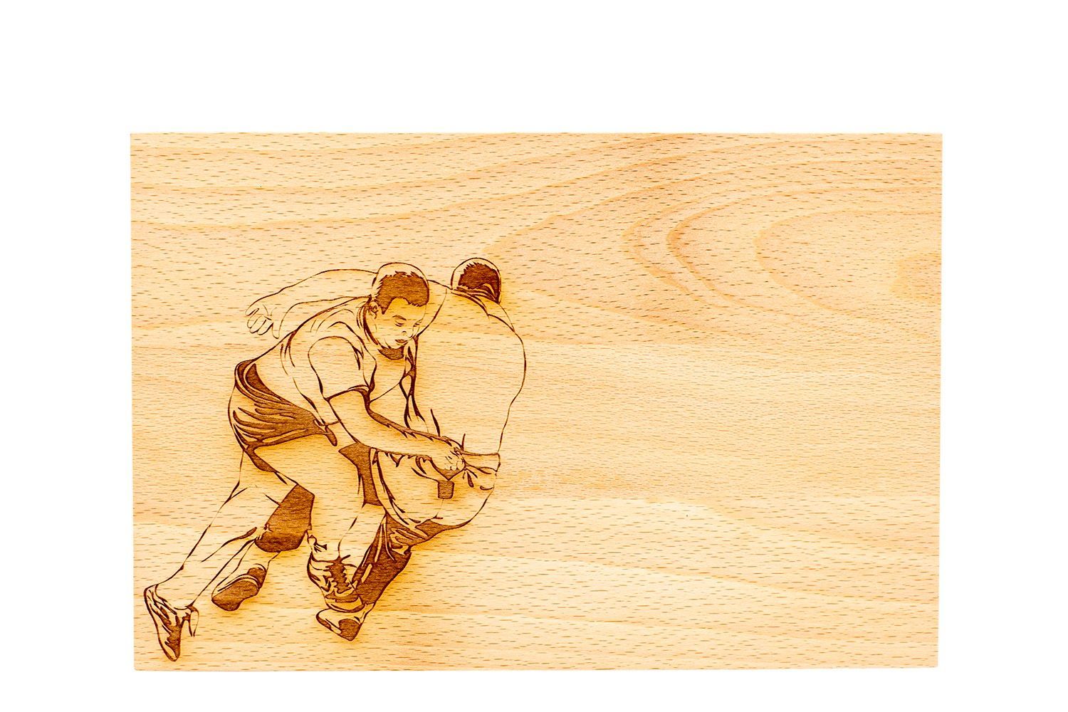 Holzbrett “Hosenlupf”, 30 x 20 x 1.5 cm