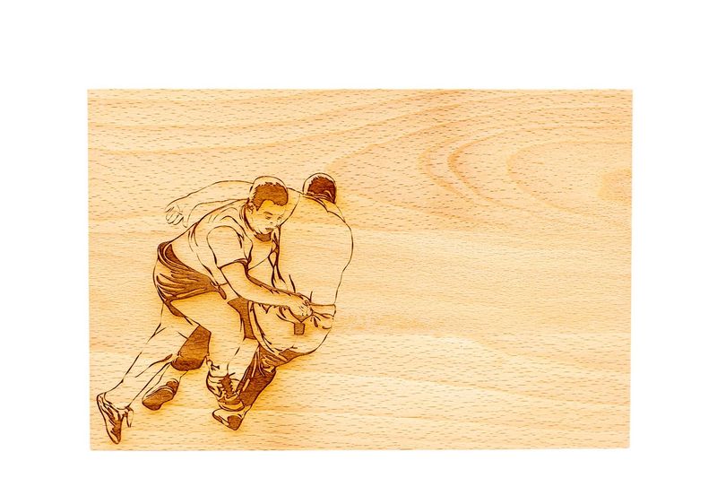 Holzbrett “Hosenlupf”, 30 x 20 x 1.5 cm