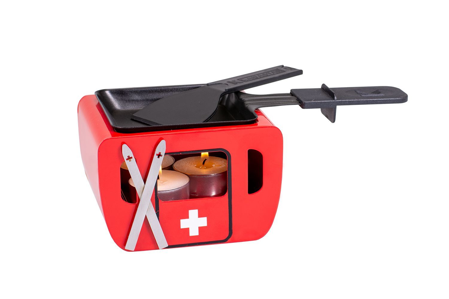 Kerzenraclette Kerzenraclette "Gondel" rot