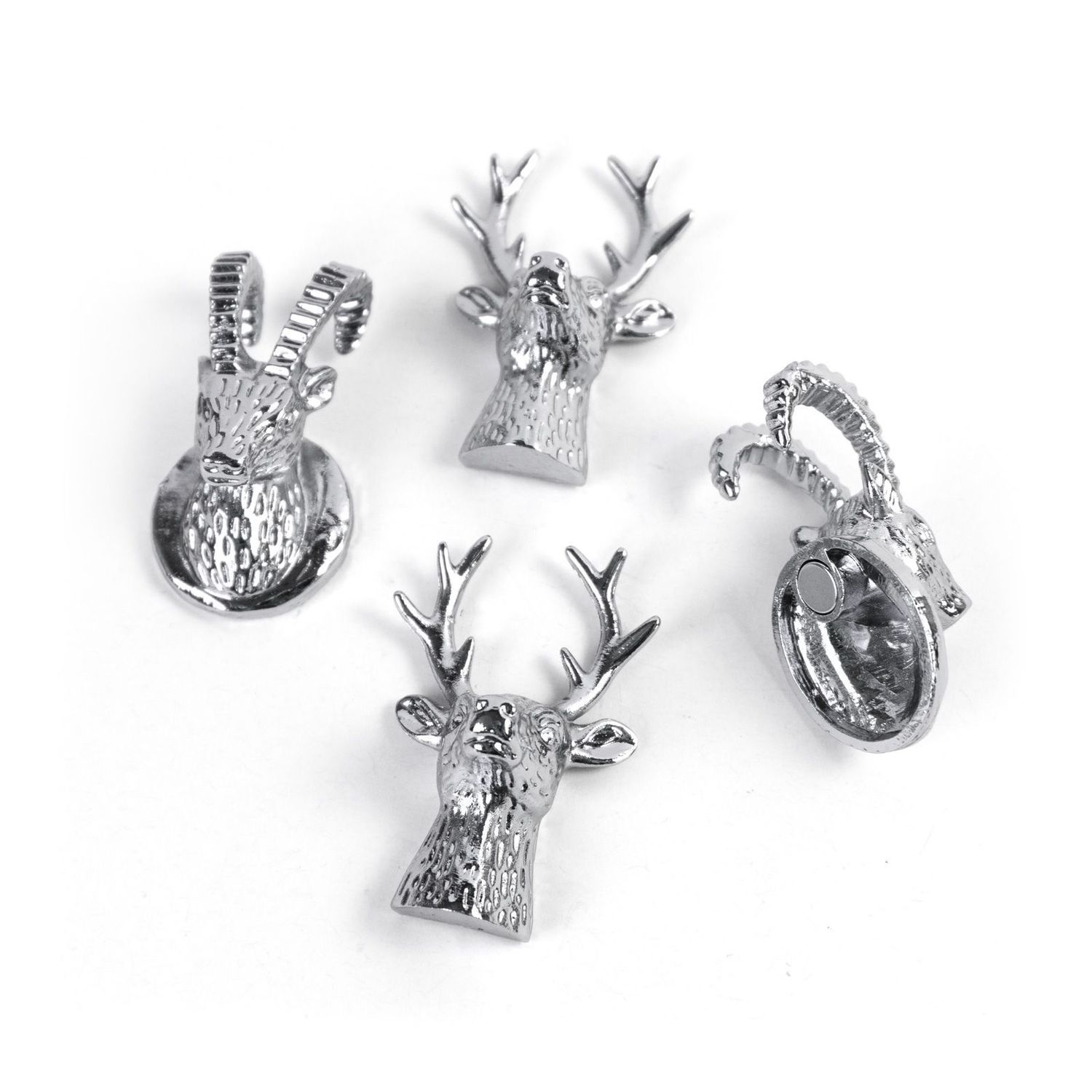 Magnete ALPINE 4er Set silber Magnete ALPINE 4er Set silber