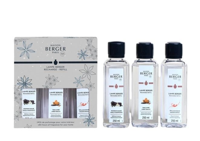 Geschenkset 3x 250 ml (Vent d'océan, Tabac Ambré und Pétillance Exquisite)