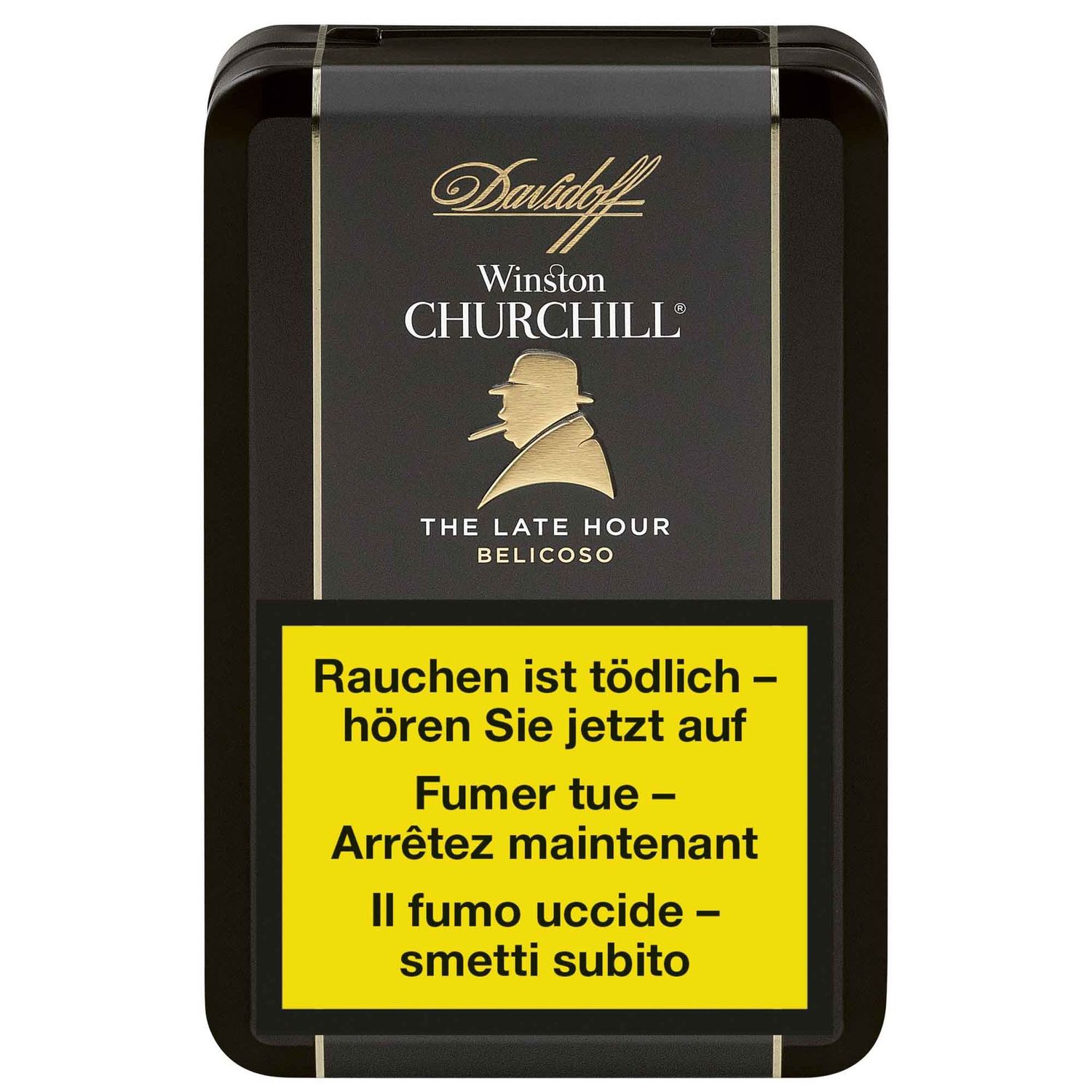 Davidoff Winston Churchill Belicoso, The Late Hour, 4er Blechdose Davidoff Winston Churchill Belicoso, The Late Hour, 4er Blechdose