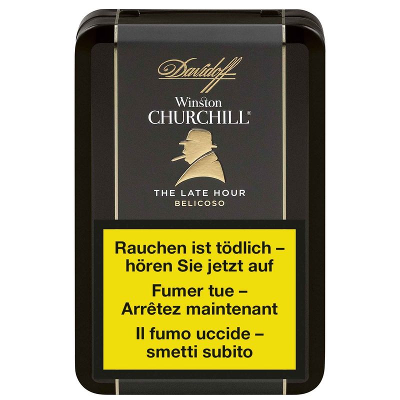 Davidoff Winston Churchill Belicoso, The Late Hour, 4er Blechdose
